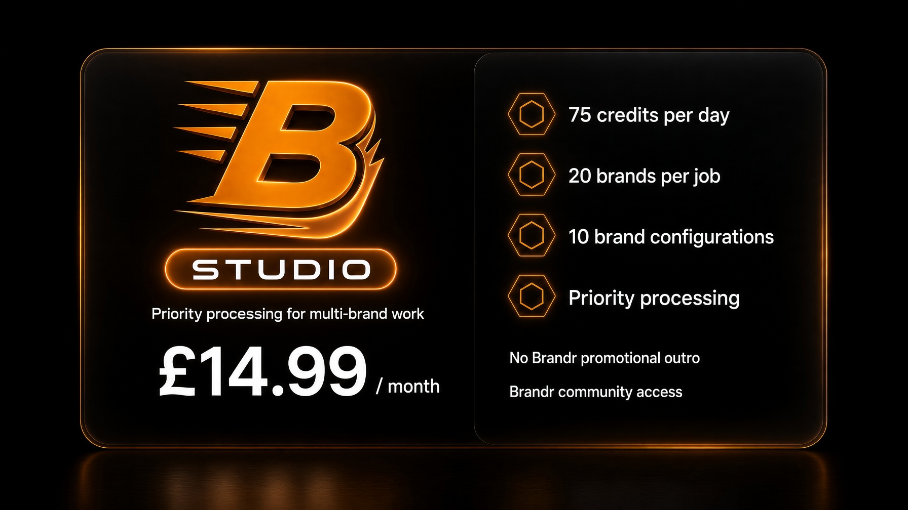 Brandr Studio — £14.99/month